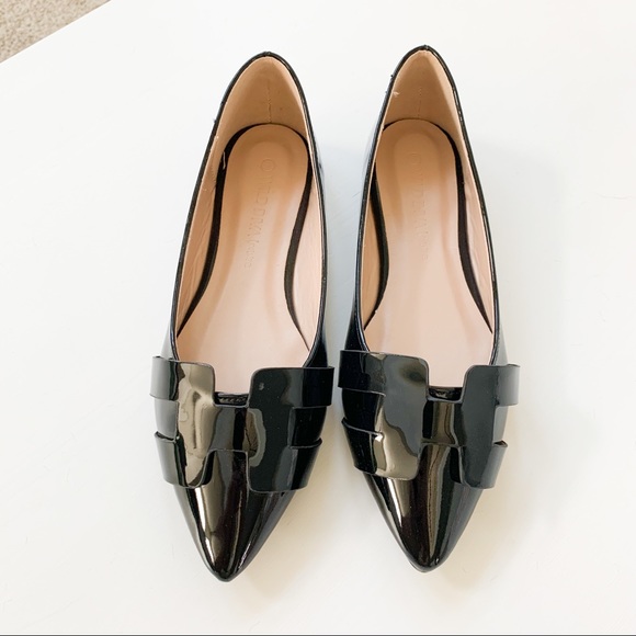 Wild Diva Black Pat Flats Pippa-410 - Picture 4 of 10